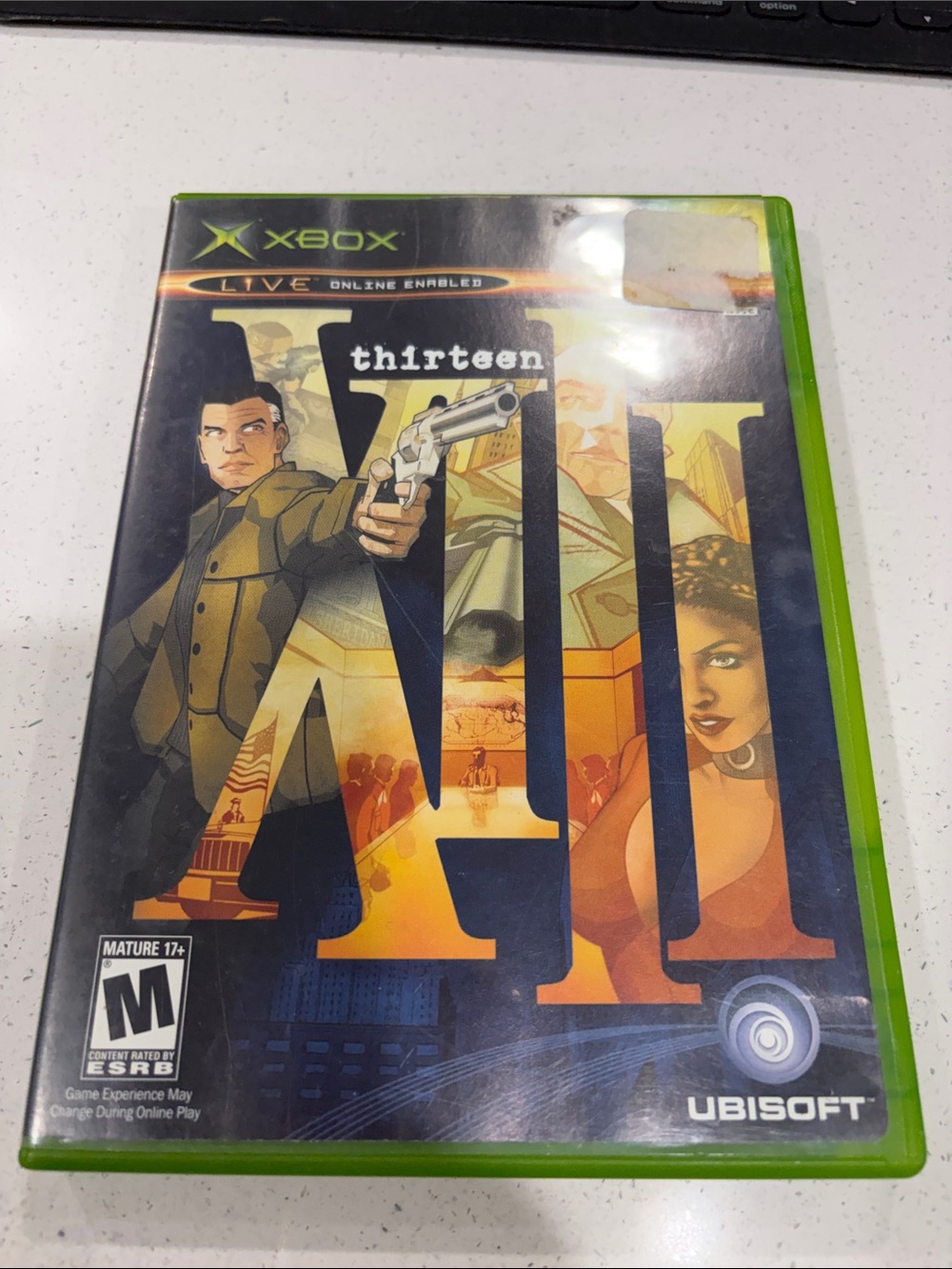 Microsoft Xbox XIII (Thirteen) Video Game with Green Case